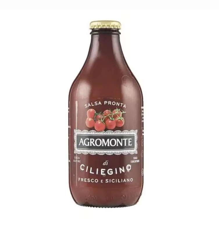 Bouteille Sauce Prête De Petites Tomates Cerises Rouge 330gr - Ref:8032817240319-01