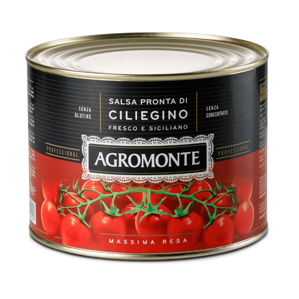 Boite 2Kg - Sauce Prête De Petites Tomates Cerises - Pour Pizza Professionnel - 8032817240449-01