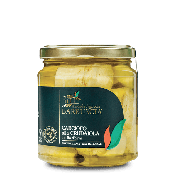 Artichauts Alla Crudaiola (Naturel) A' L'huile D'olive 280gr - 8054619202142-01