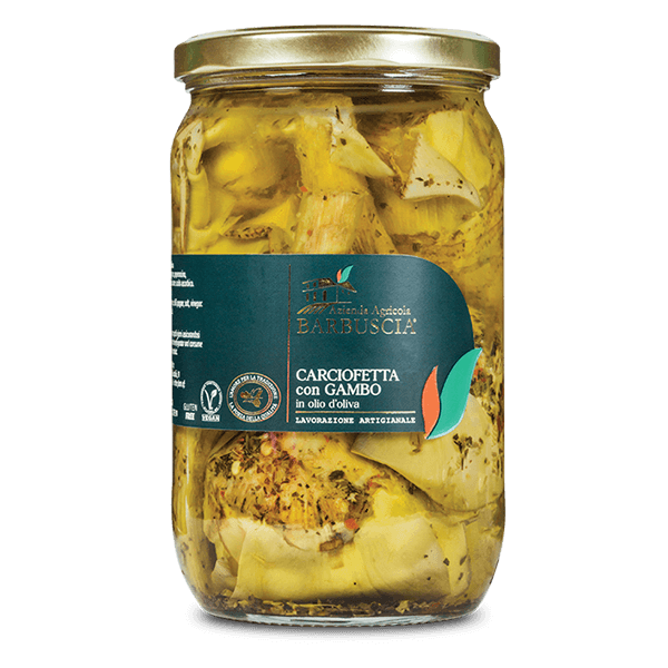 Artichauts Avec Tige A' L'huile D'olive 700gr - 8054619200261-01