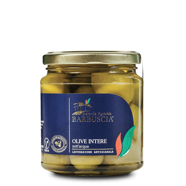 Olives Vert Entiéres Sous L’eau 280gr - 8054619200407-01
