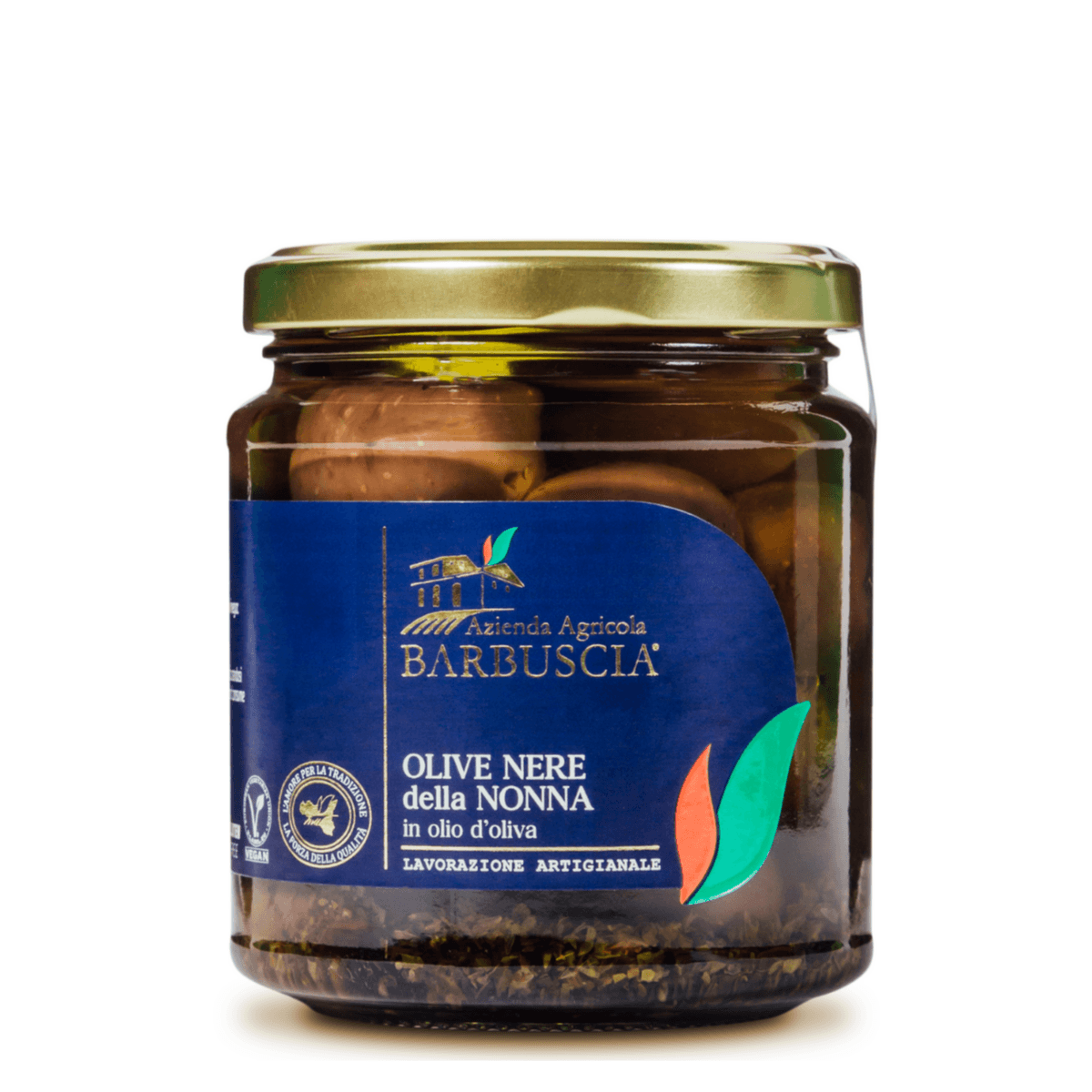 Olives Noires Grand-Meré Entiéres 280gr - 8054619200445-01