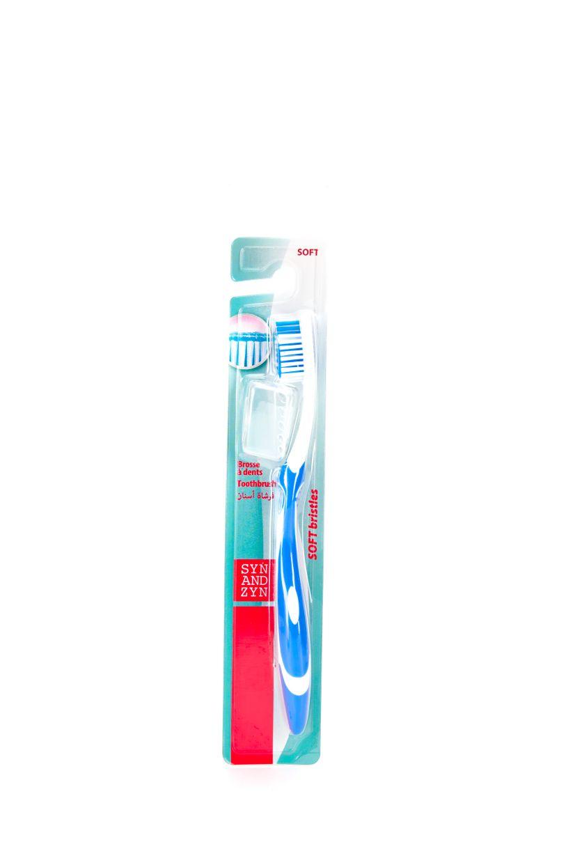 Brosse A Dents Adulte Bleue Souple