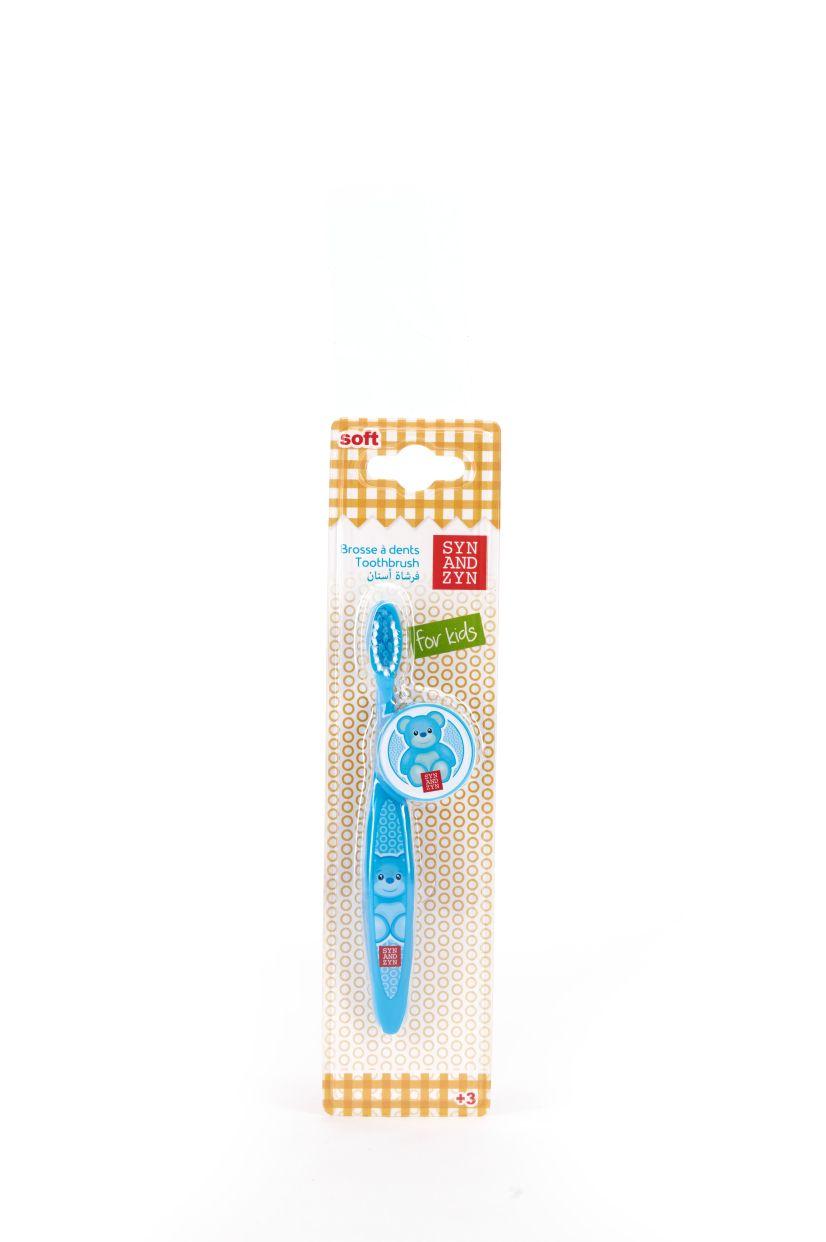 Brosse A Dents Enfant Bleue Souple