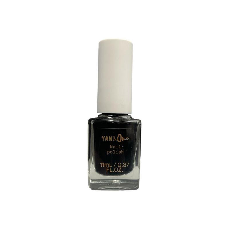 Vernis À Ongles Yan&One- Couleur Deep Black 11ml