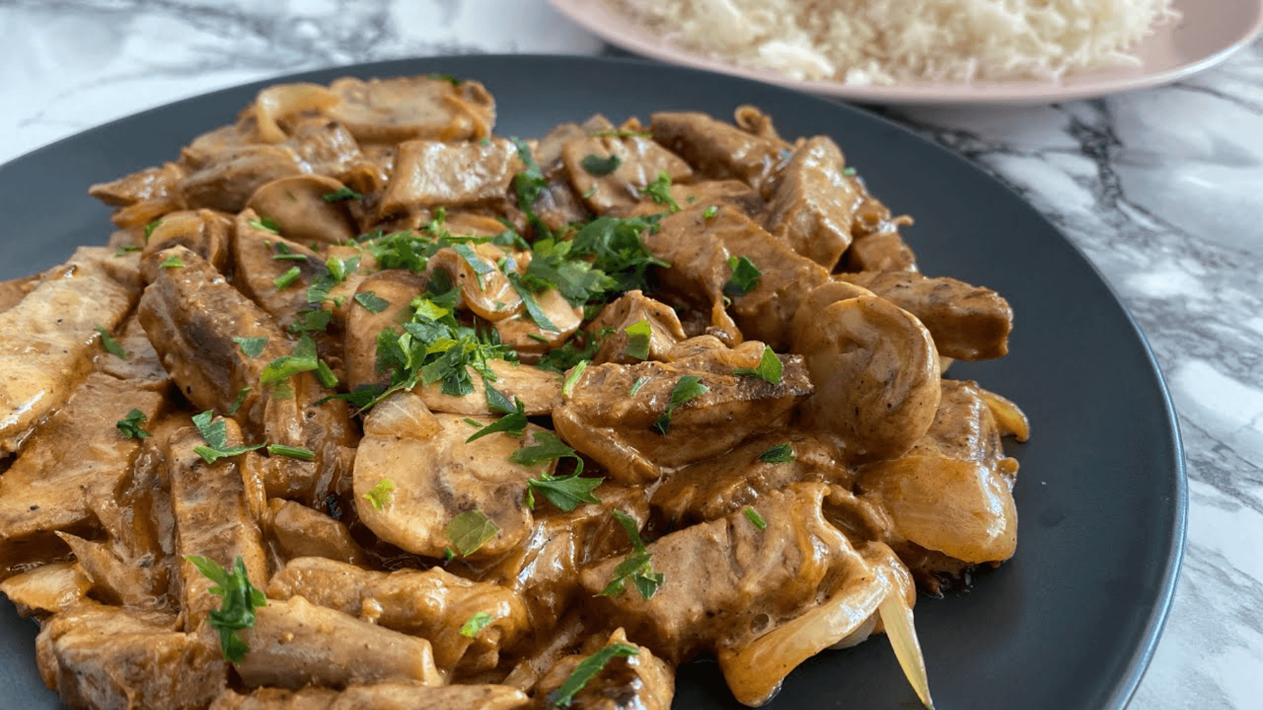 Emincé de Bœuf Sauce Champignons