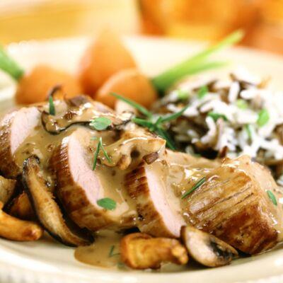 Filet Crème Et Champignons