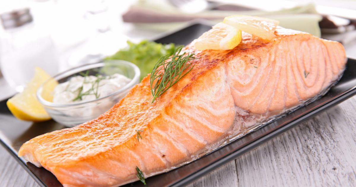 Pavé De Saumon Mariné Grillé