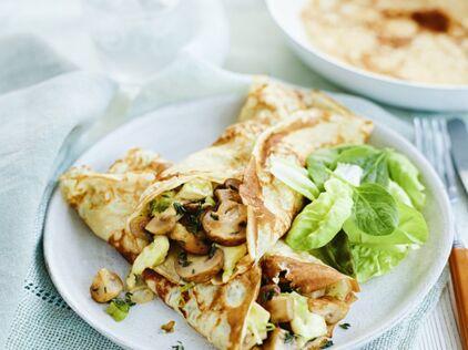 Crêpe Champignons Et Fromage
