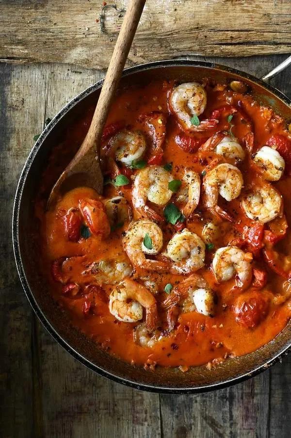Crevette Pil Pil Sauce Tomate