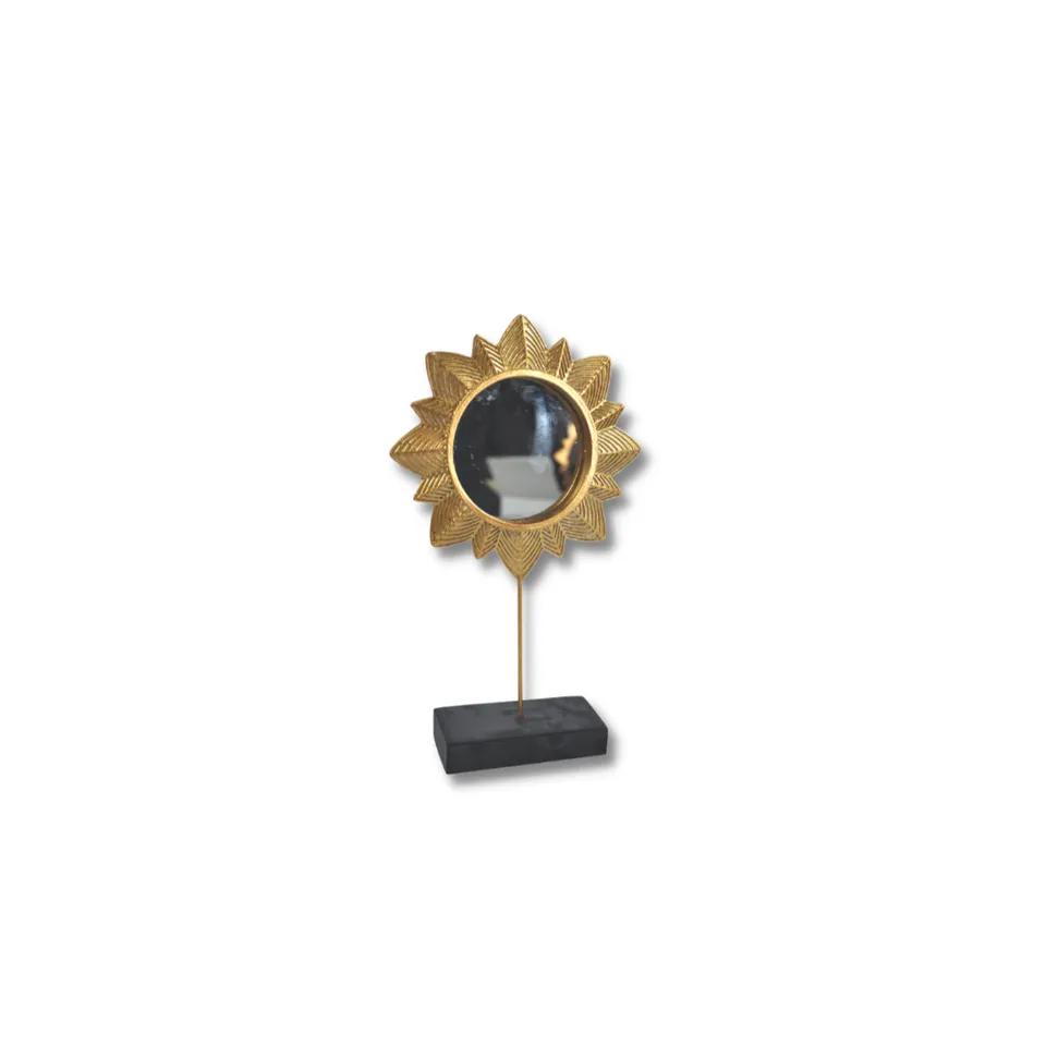 Set 2 Miroir Soleil A Poser Dore Ref Emg-1257