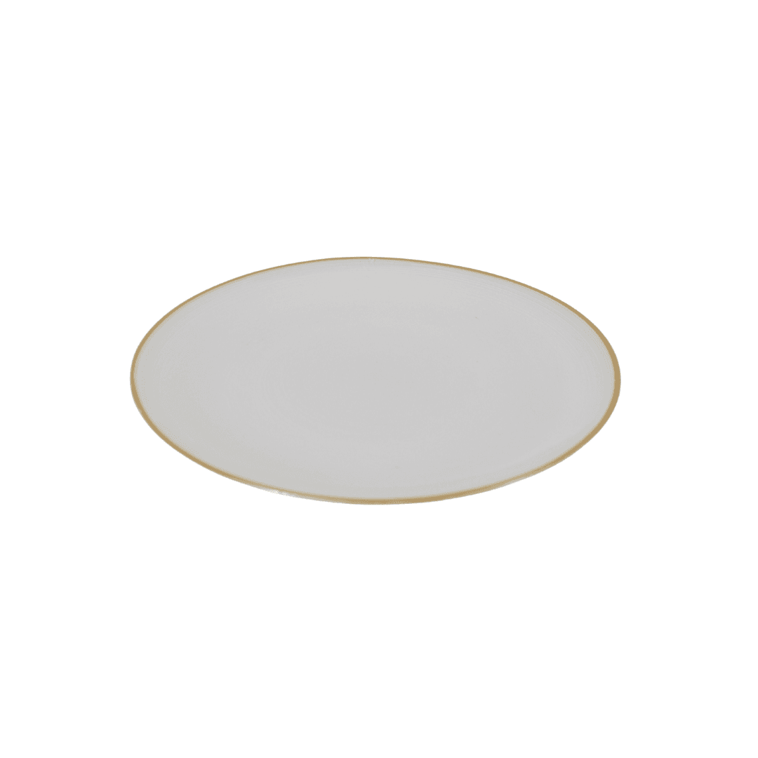 Ares Plat A Gateau  21 Cm Ecru Ref Gc-Ares-000187