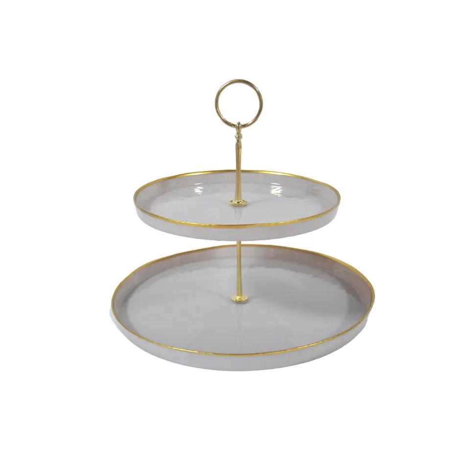 Rexy Serviteur Gateau 2 Niveau 21-28 Cm  Rose Ref Gc-Rexy-0000136