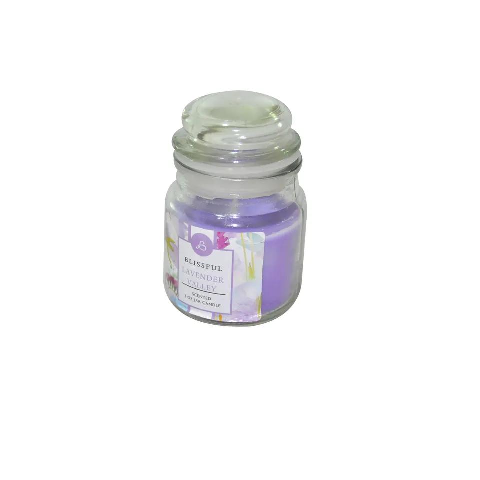 Bougie Bocal 3oz Lavande 5,6 Cmx8,5 Cm 20 Hrs