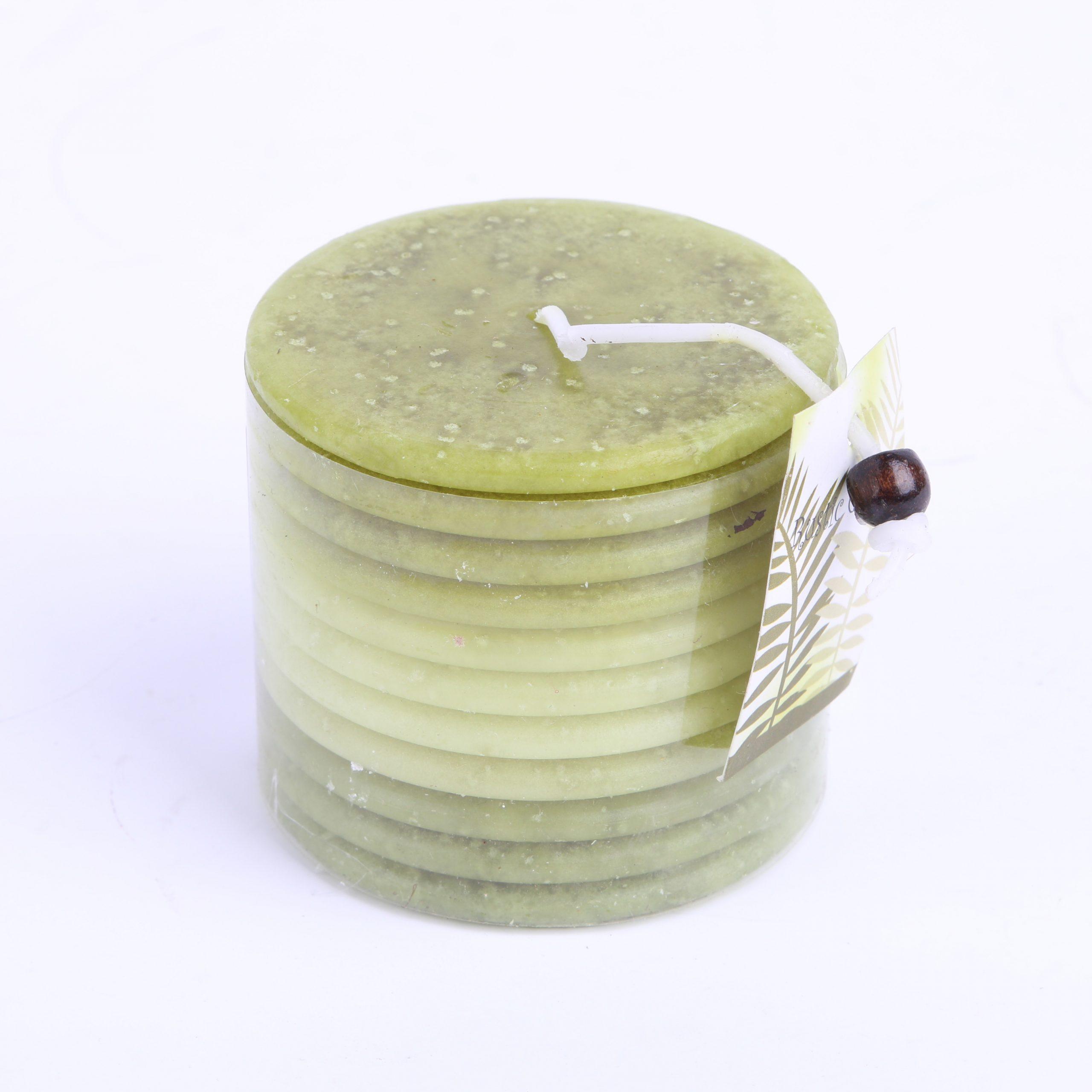 Bougie Tricolore Dégradée 7,5x6 Cm Ref Ma285