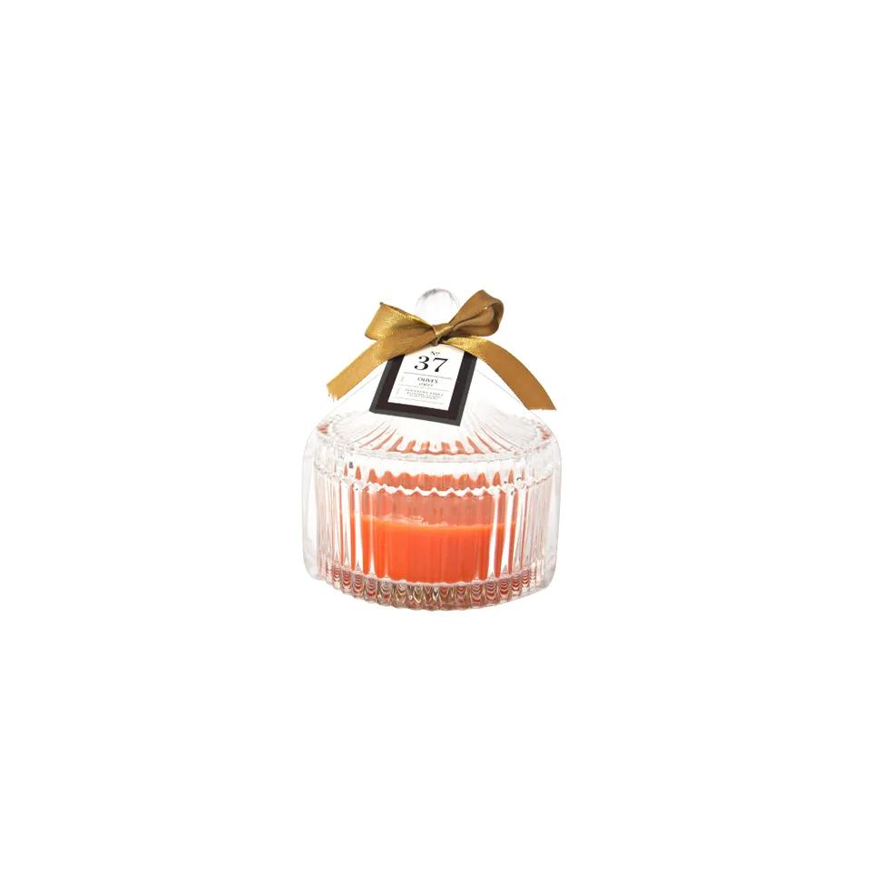Bougie Bonbonnière En Verre 10,5x12,5 Cm 150g Ref 214615-O