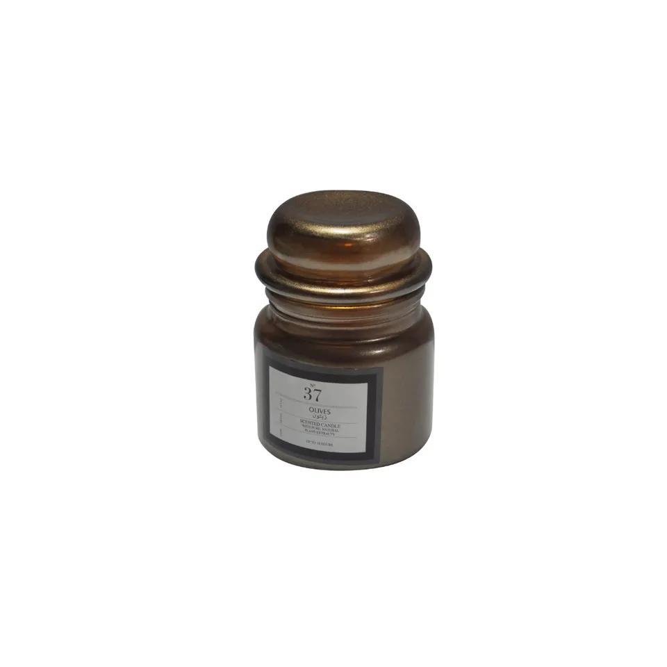 Bougie Bocal Yankie Olives En Verre 6.8x8.5 Cm  C0203700759