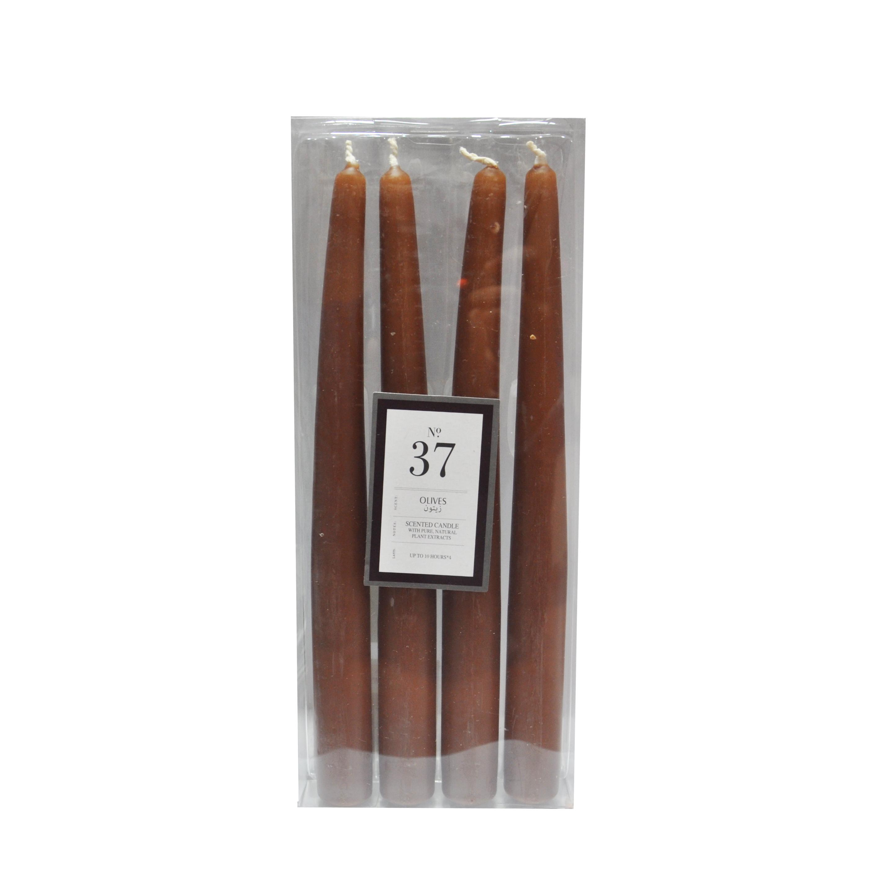 Bougie4 Chandelle Yankie Olives   Ref  C010330028