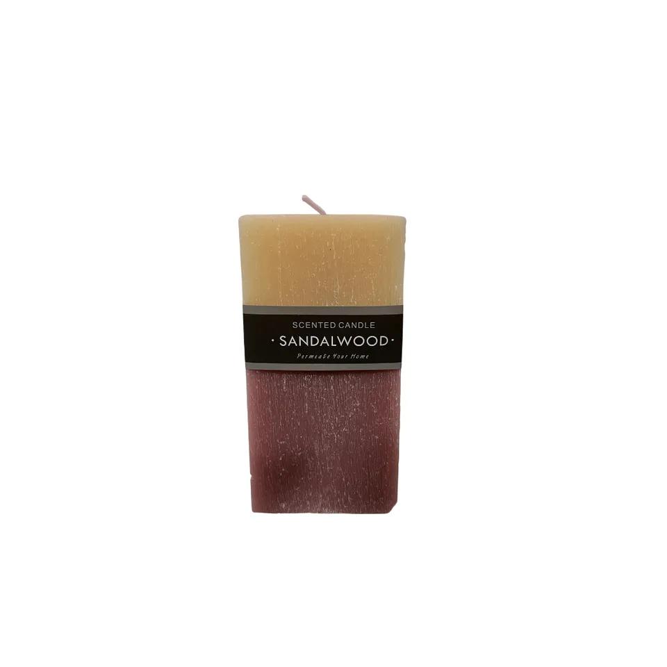 Bougie Bloc Triangle En Couleur 330g 15 Cm Rer 15ty105