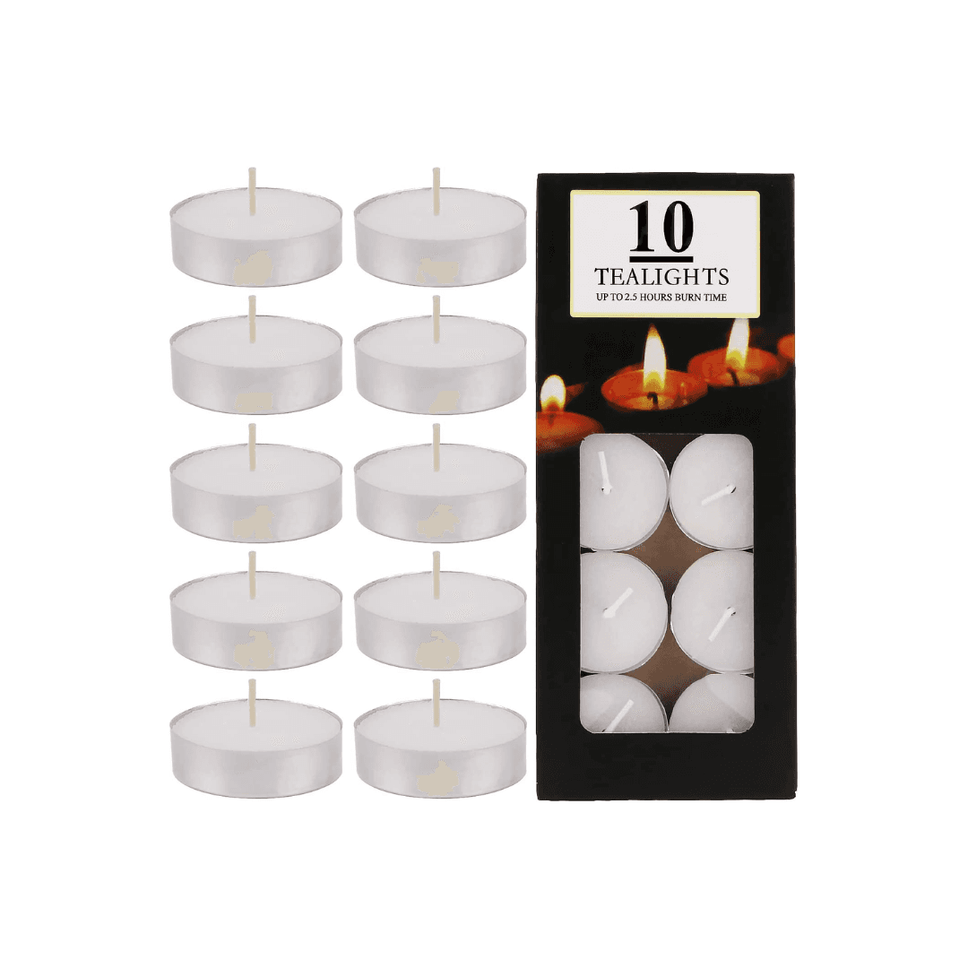 Bougies Tea Light Pro 10 Pcs 10g