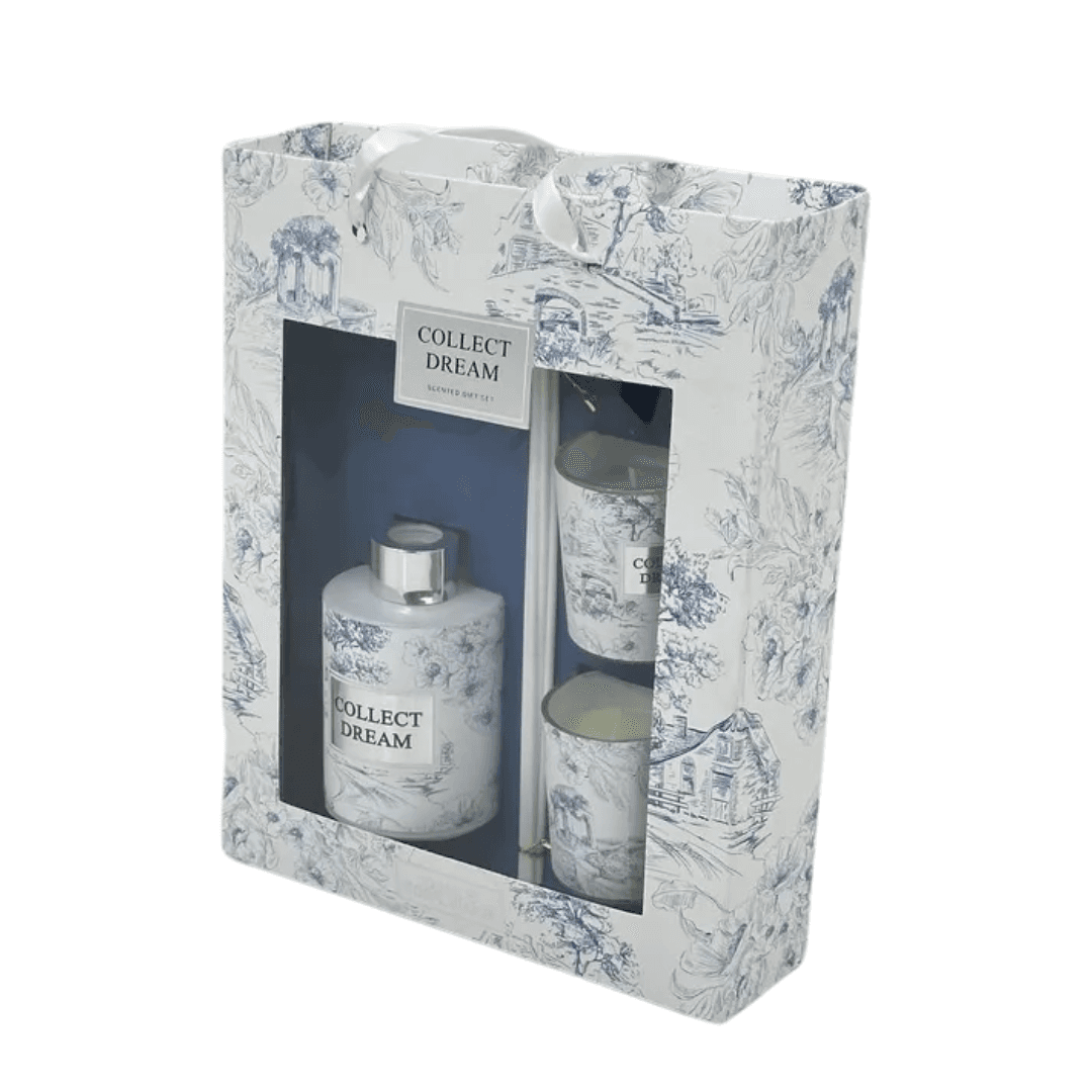 Coffret Collect Dream 2 Bougies Parfumées  40g/40g  + Diffuseur   100m