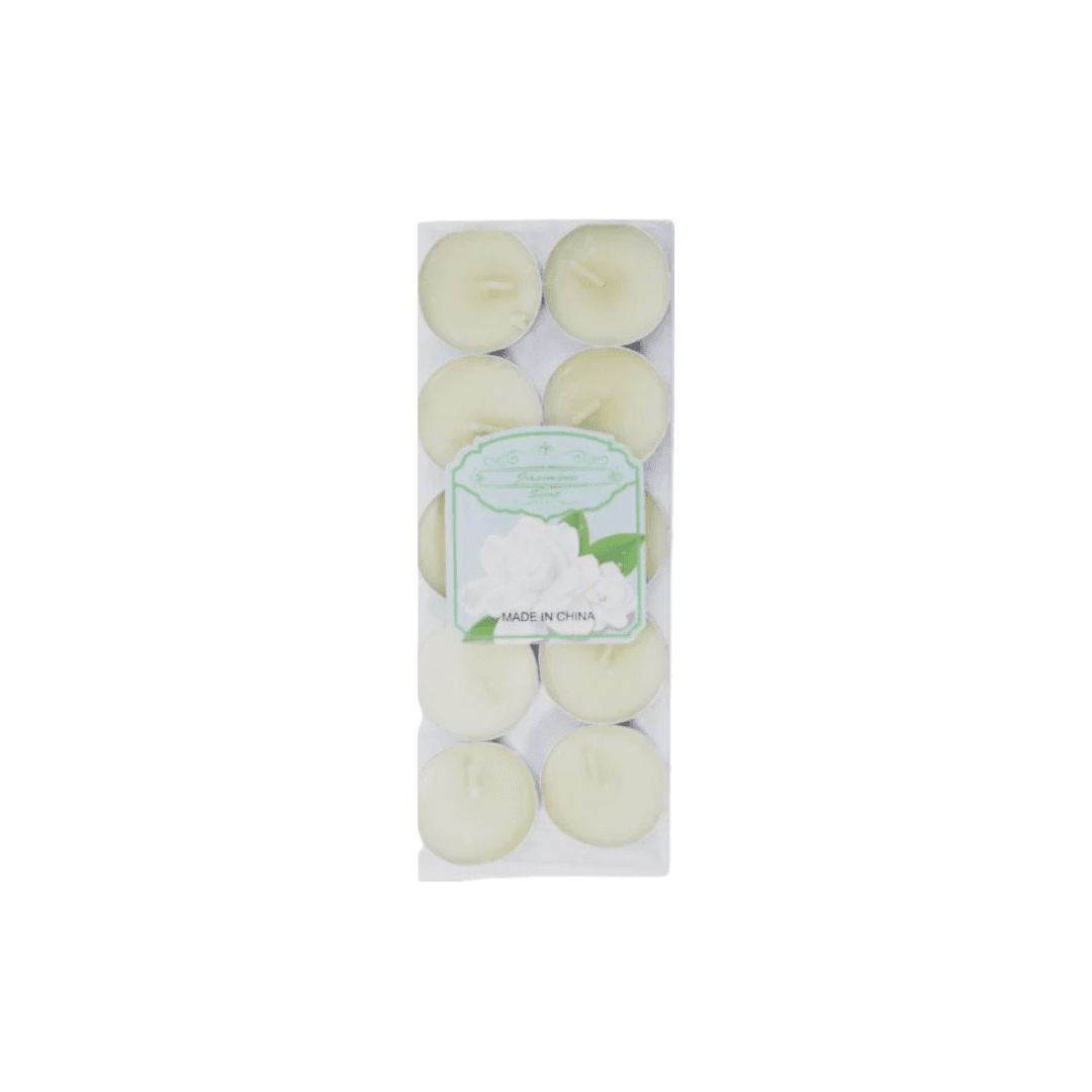 Bougie Tea Light Packet 10 Pcs 13 G  Senteur Jasmin