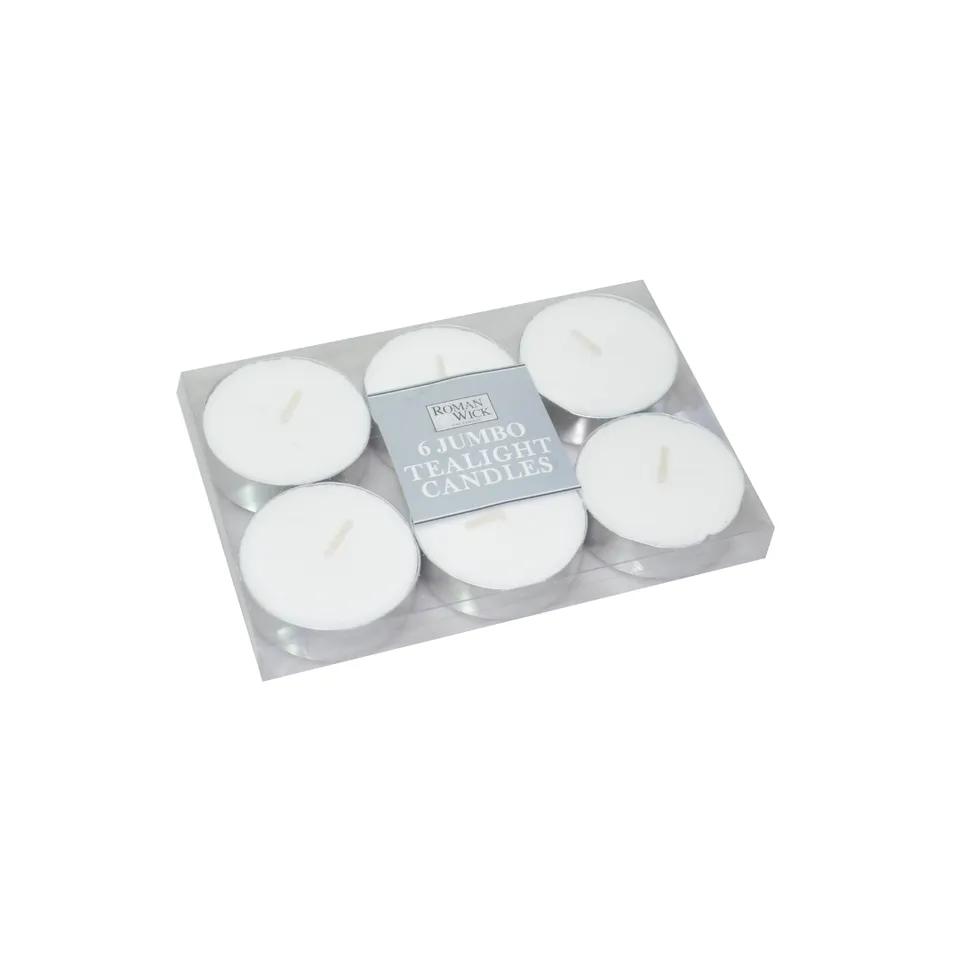 Set 6 Tealight  Jumbo  40 Grams 6hrs Ref 011/430