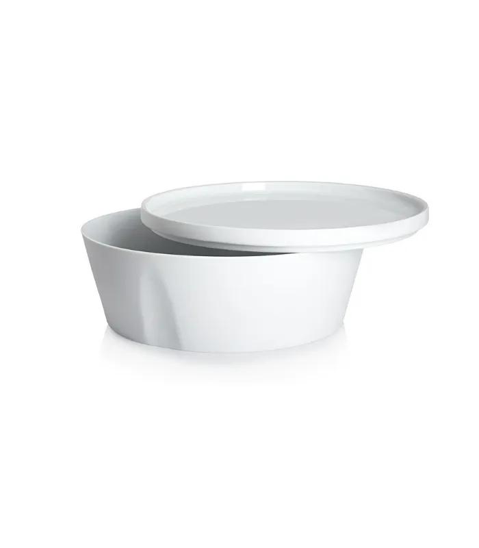 Bol Empiable Avec Assciette Couvercle 2.6 L /23.5x23.5x8h Ref 38251