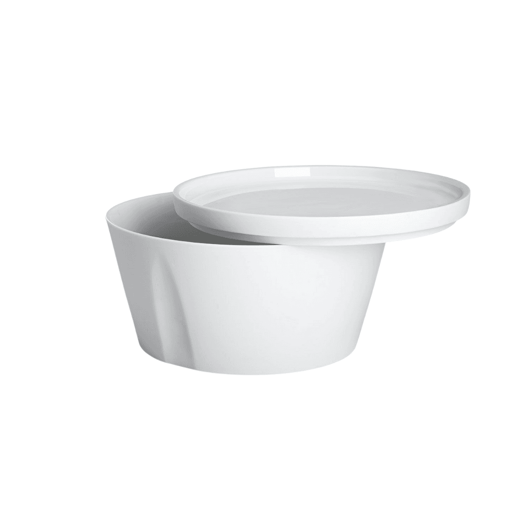 Bol Empiable Avec Assciette Couvercle 1.3 L /18x18x8.5h Ref 90402