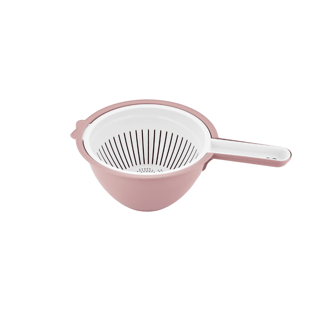 Passoire Duo A Anse+Bol Plastique Ref L-00504