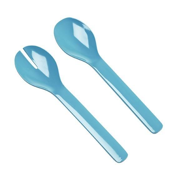 Pince A Salade 2 Pcs Melamine Turquoise L27.5cm Ref 322167