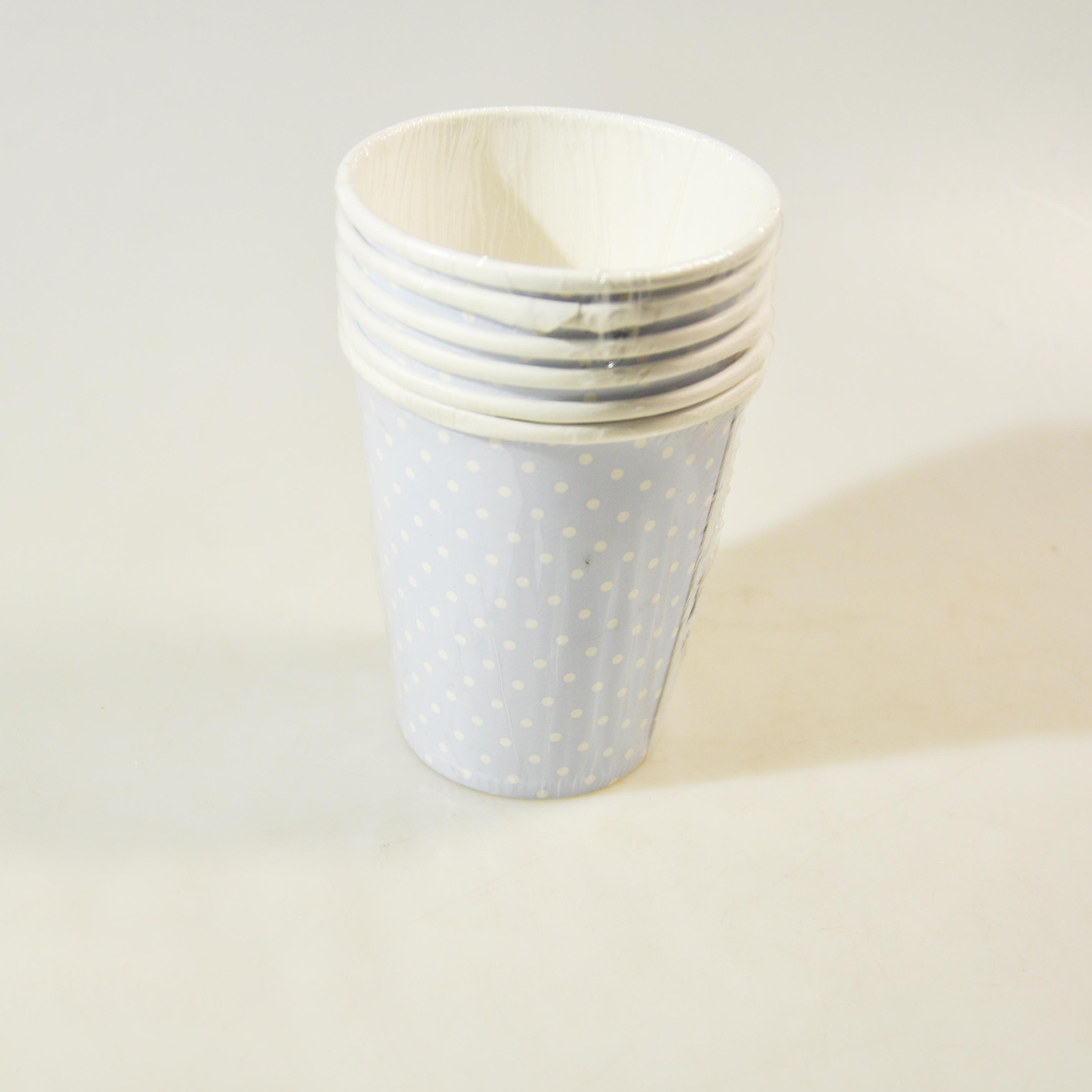 Set 6 Goblets  Anniversaire  Bleu En Papier Ref 7026