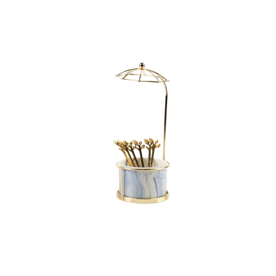 Support Avec 6 Cuilleres Design Parapluie