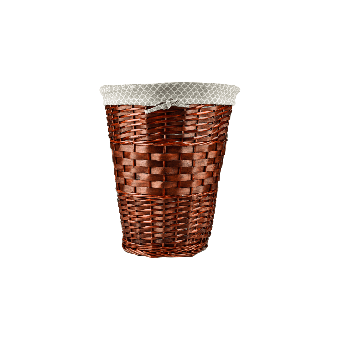 Panier Blanchisserie Osier Doublur Tendy Gris/B 42x52 Jn11361 T/G