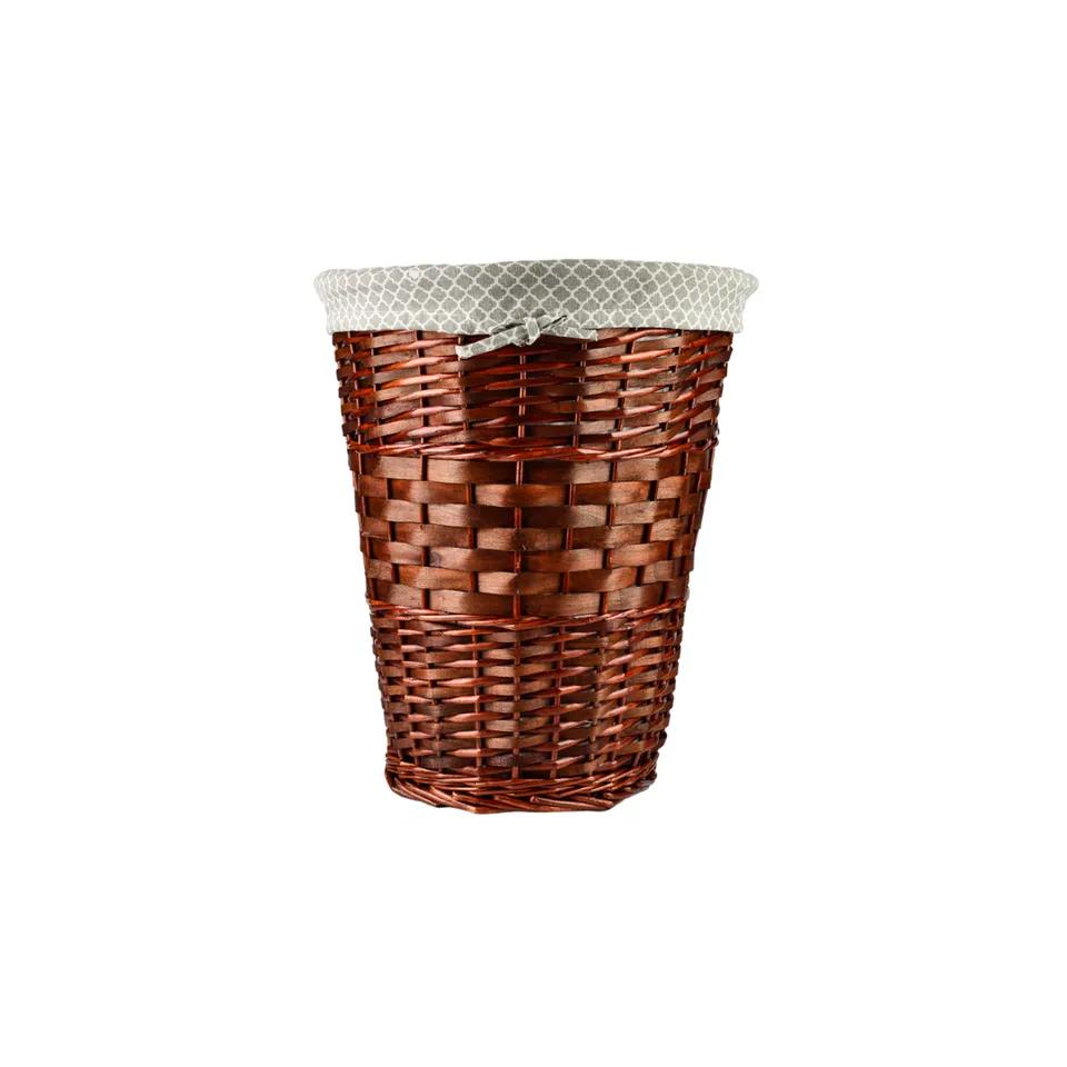 Panier Blanchisserie Osier Doublur Tendy Gris/B 42x52 Jn11361 T/G