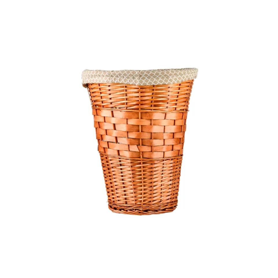 Panier Blanchisserie Osier Doublure Tendy Beige/Blanc 42x52 Jn11361b/B
