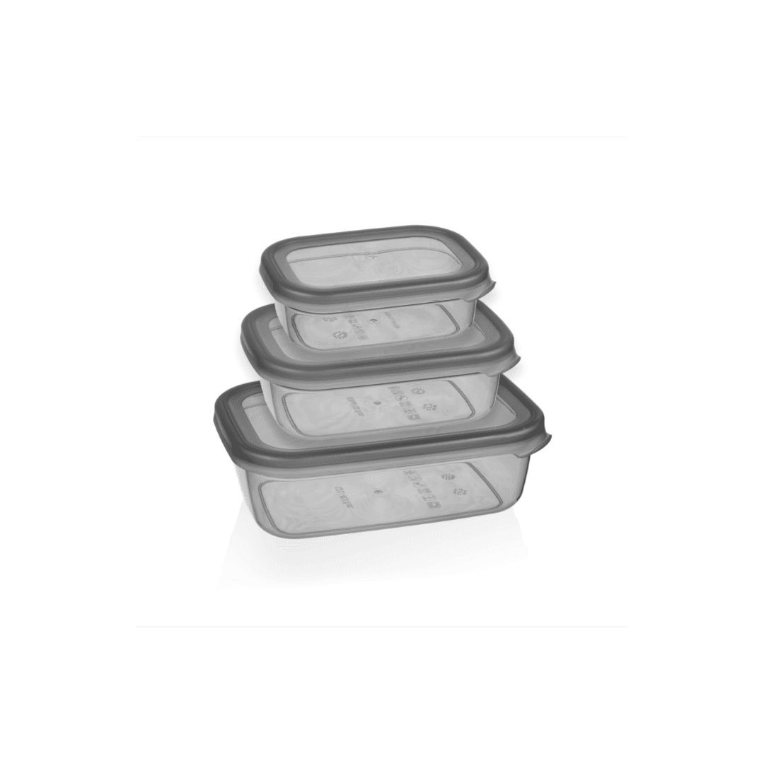 Set  3 Boites Plastique  Ref Bsf-00843