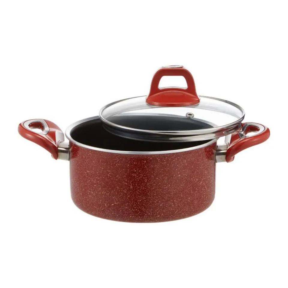 Kiremit Marmite Granite 24 Cm Rouge Ref 3143