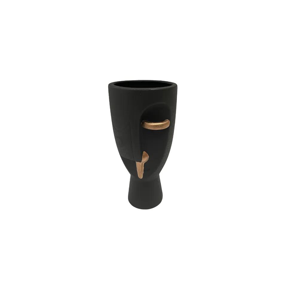 Vase Abstrait Décoratif 11.5x11.5x24.5 Cm