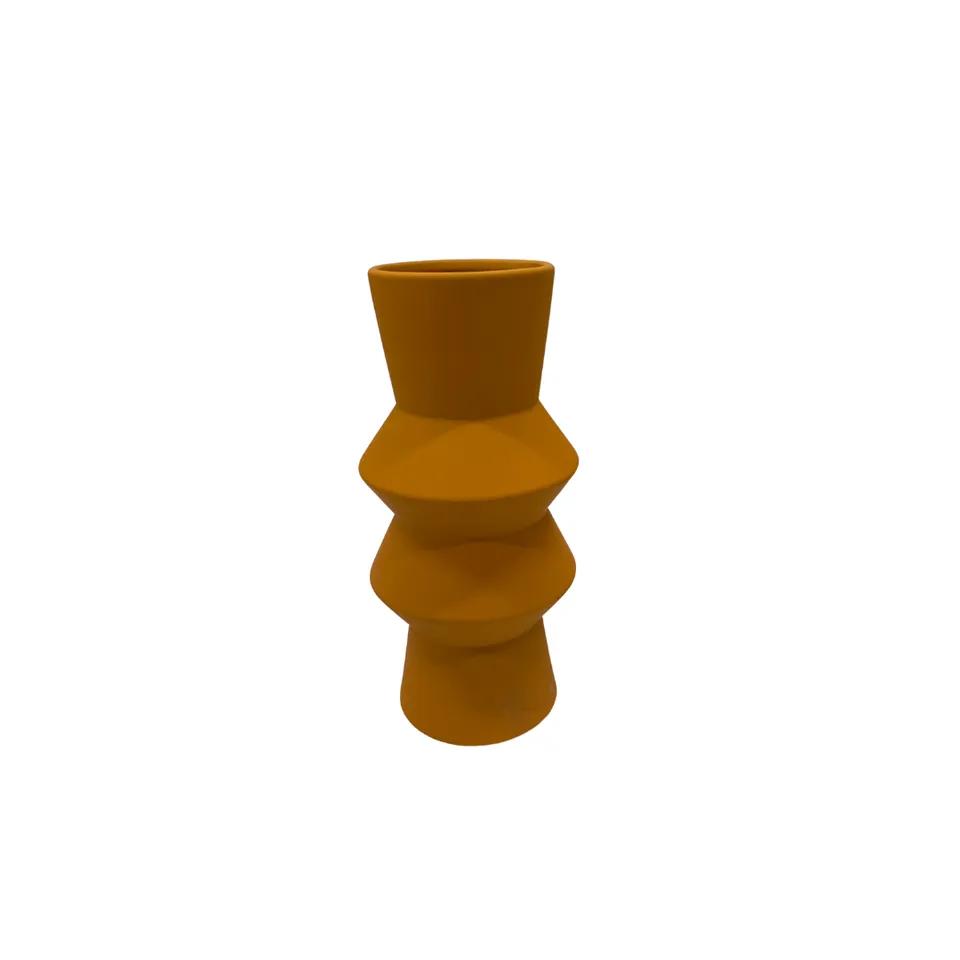 Orgami Vase  Décoratif    12x28h Cm