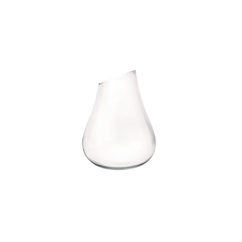 Vase Vintage  Transparent En Verre 20x16x16 Cm   Pf