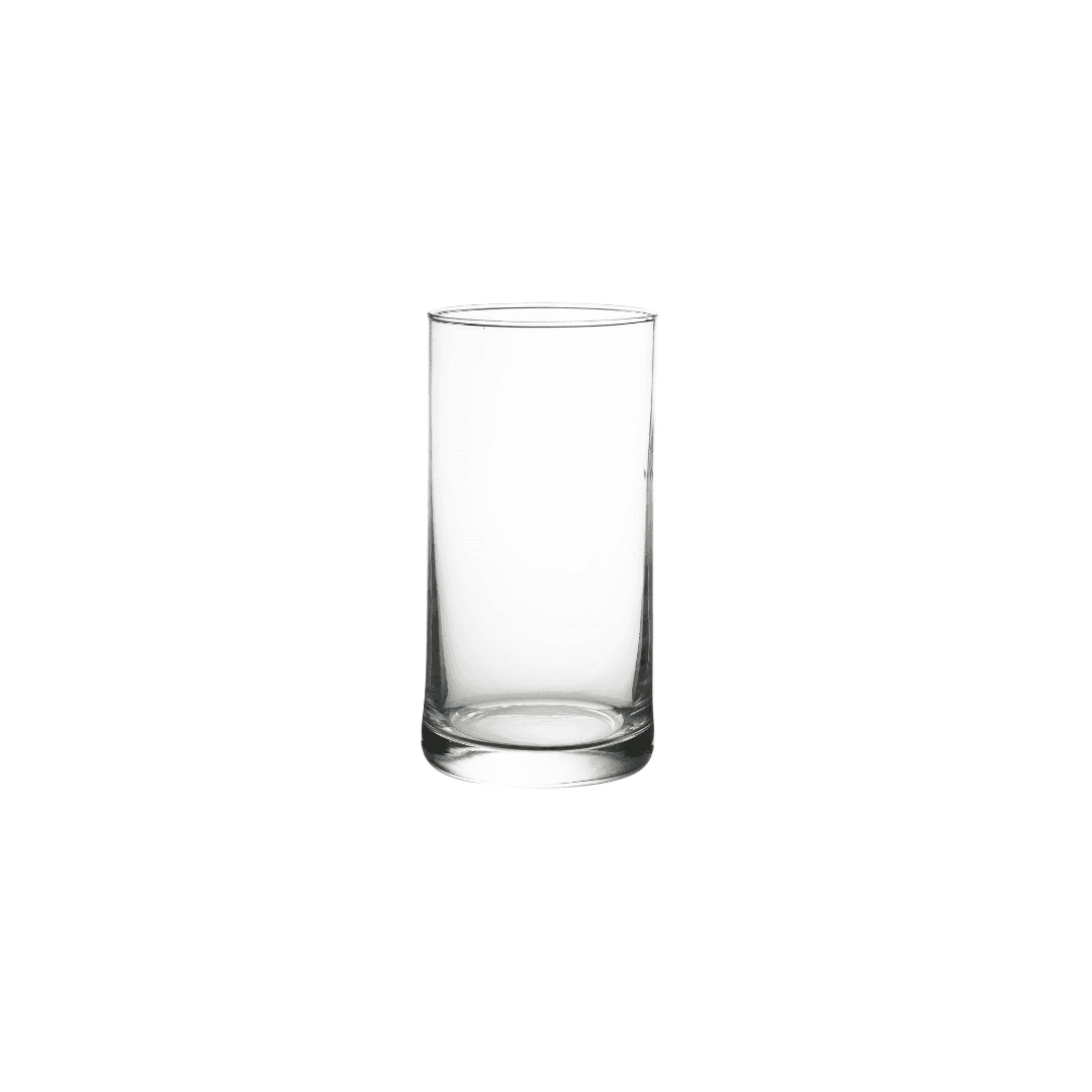 Vase Simple Transparent En Verre 30x12x12cm Mf