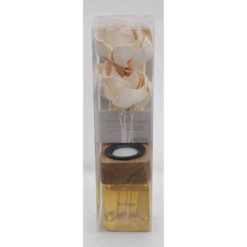 Diffuseur Aromatise 4,5x4,5x17 Cm Budi Rose -Orange Ref Dl136011