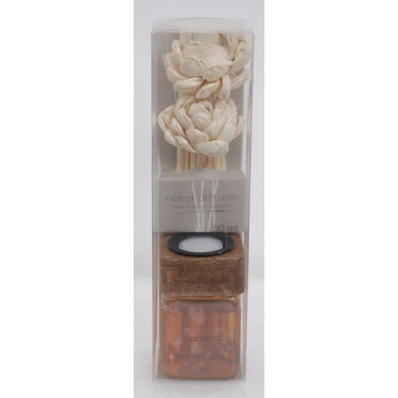 Diffuseur Aromatise 4,5x4,5x17cm Beauty Rose-Bamboo Ref Dl136012