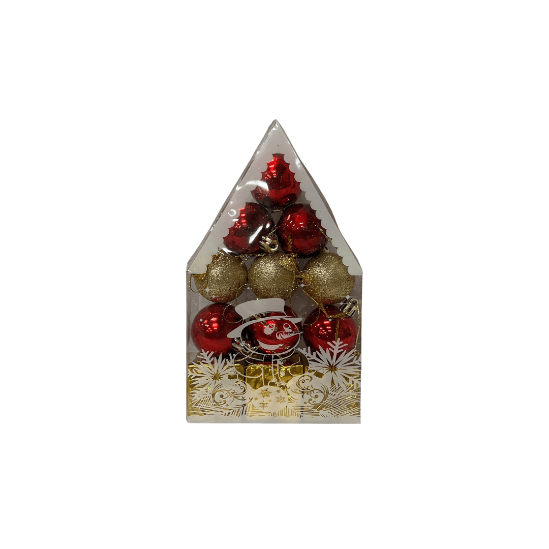 Boule De Noël Boule Mix Doree /Rouge  Gold 20psc Boite Home