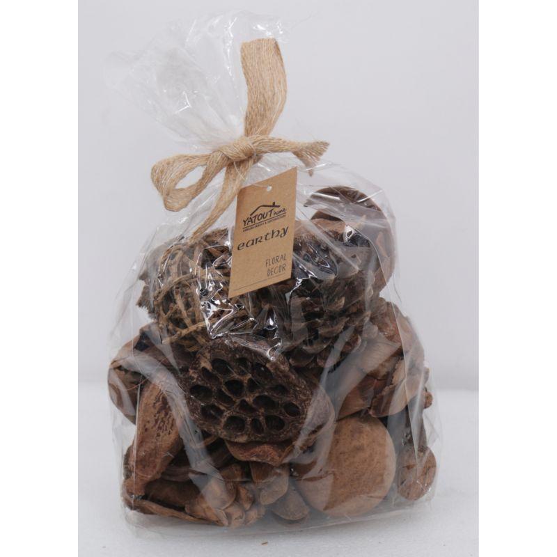 Sachet Pot Pourri Exotic Mini Jumbo (18x21 Cm)  Marron Ref Df205005