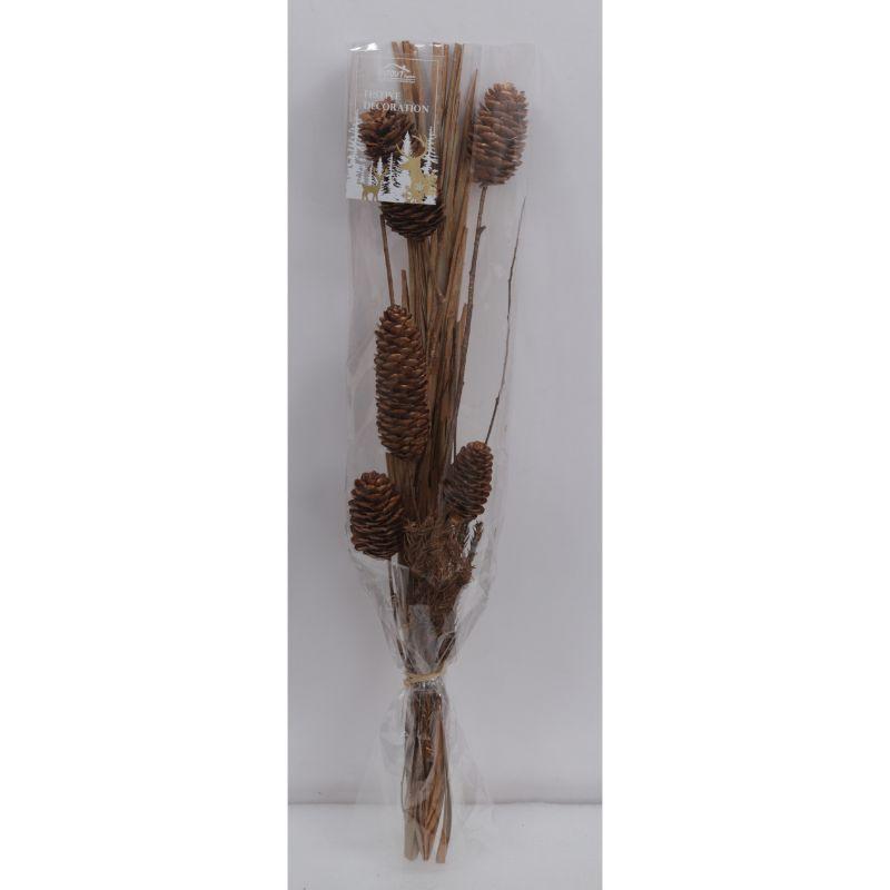 Bouquet Fleur Slim 60 Cm Dore Ref Dg123002