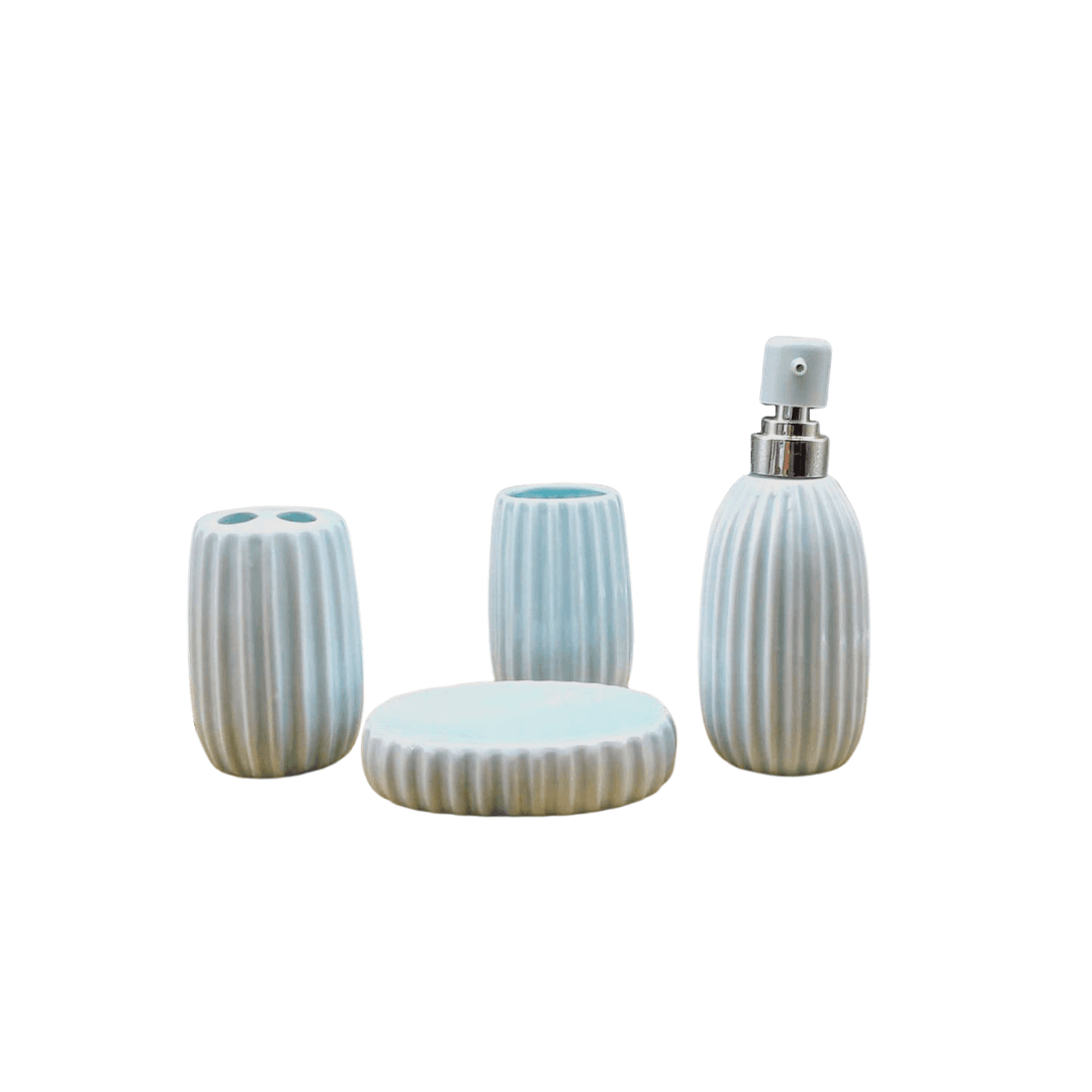 Accessoire Salle De Bain 4 Pcs  Ref Cq487