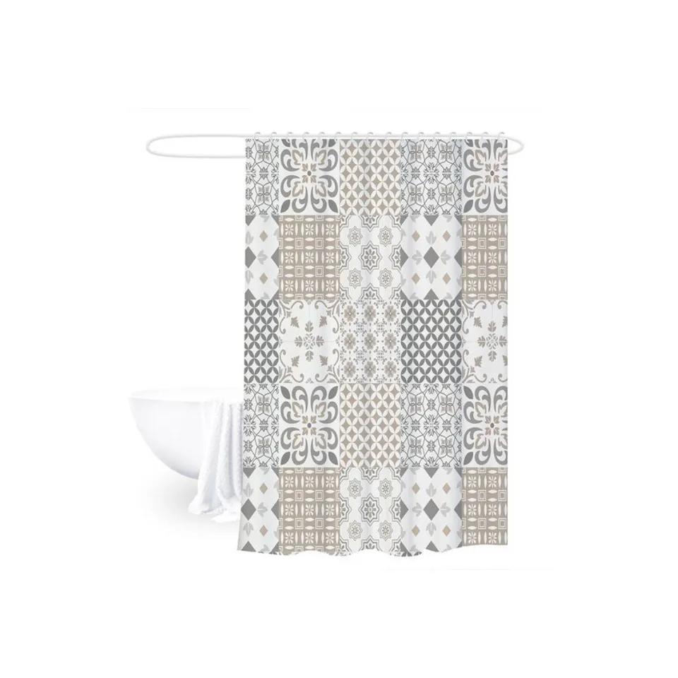 Rideaux De Bain Mosaique 180x180