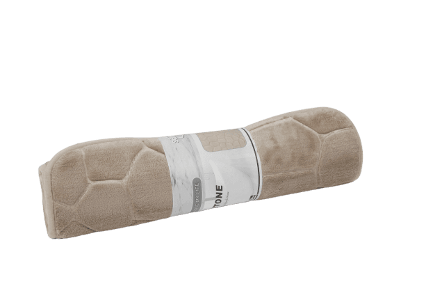 Tapis De Bain 45x70 Cm  Beige Uni   Ref Cq547-1/Js160201